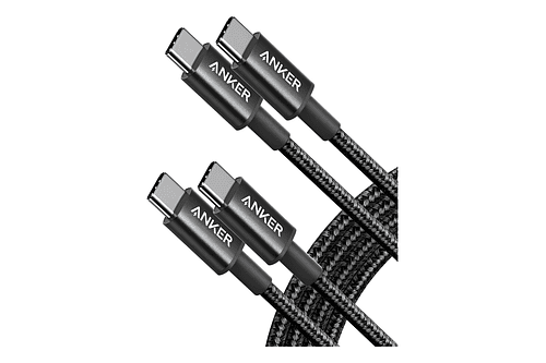 Anker Cable Usb-c 60w 1.8m Para Galaxy Flip7 Fold7 2pc Negro