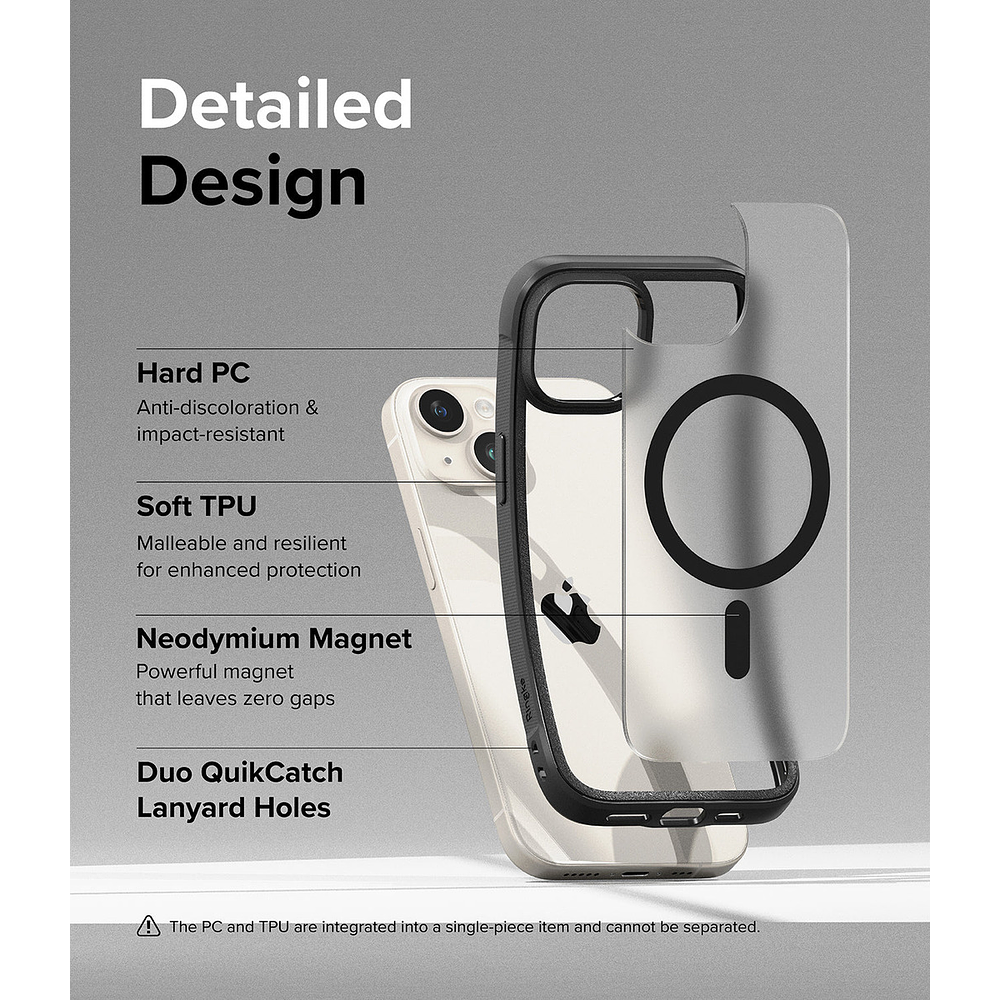 Case Ringke Fusion Bold Magsafe Para Iphone 15 Normal 6.1 9