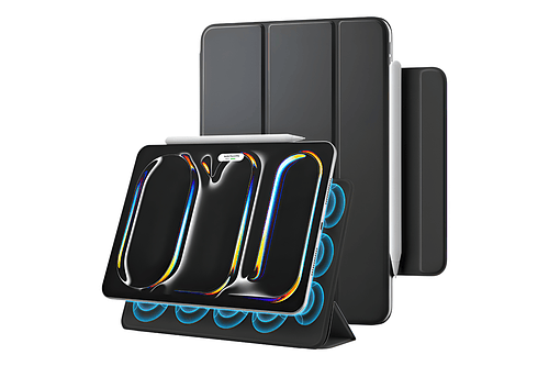 Moko Smart Folio Case Magnético Para Ipad Pro 11 M5 (2025) Black