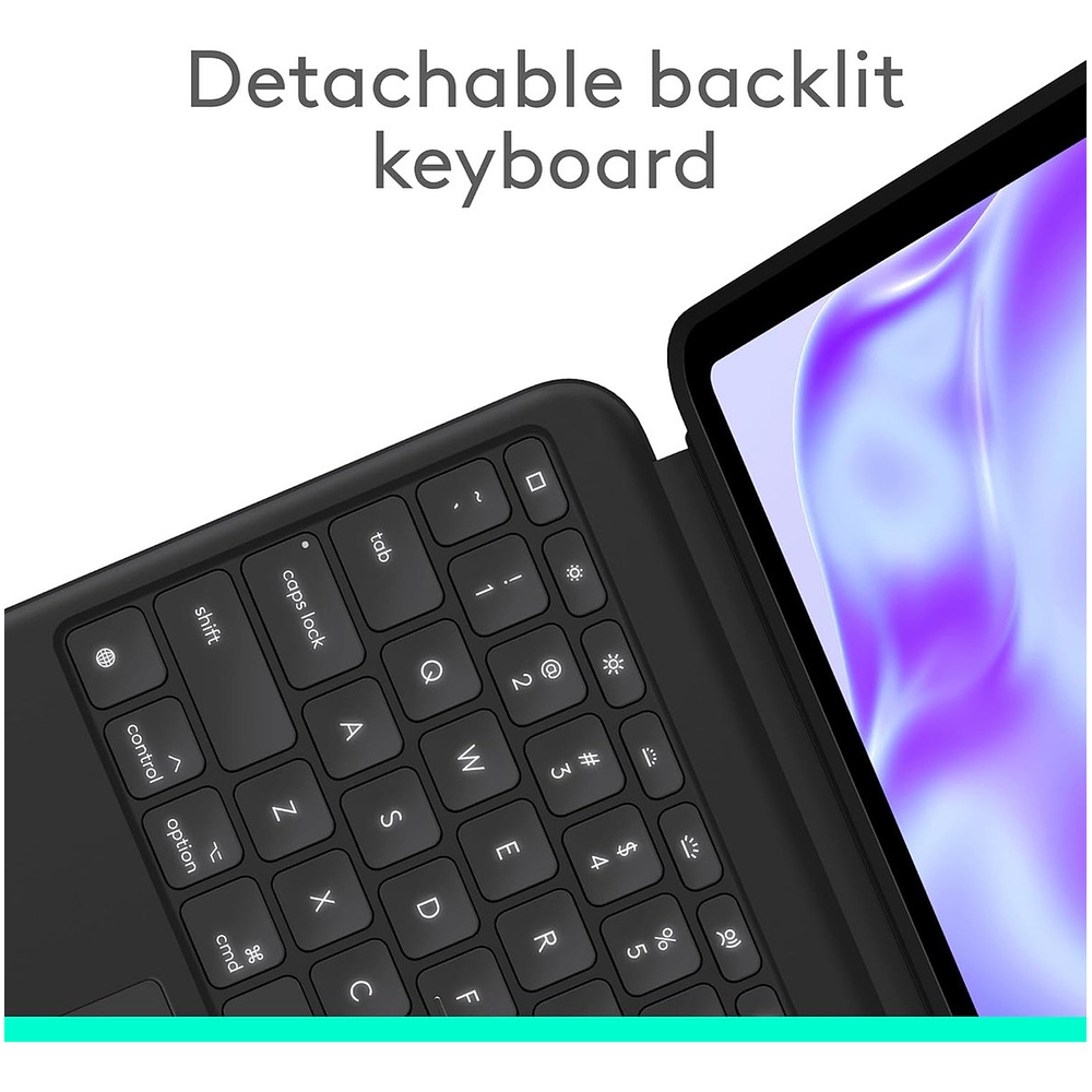 Teclado Logitech Combo Touch Para Ipad Pro 11 M5 (2025) 4