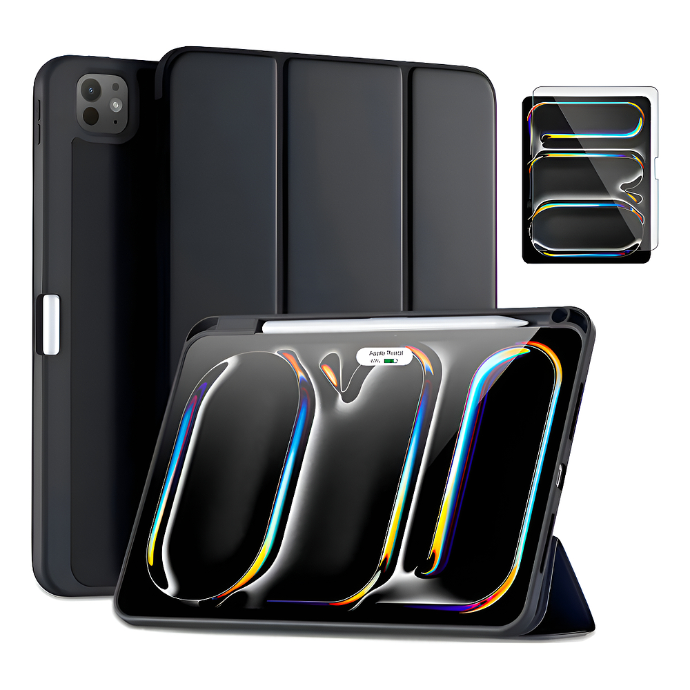 Smart Case Para Ipad Pro 11 M5 (2025) A3357 A3358 Set+mica 1