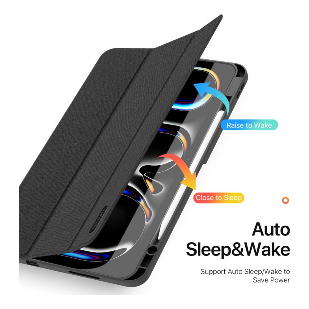 Case + Mica Dux Ducis Para Ipad Pro 11 M5 (2025) A3357 A3358 9