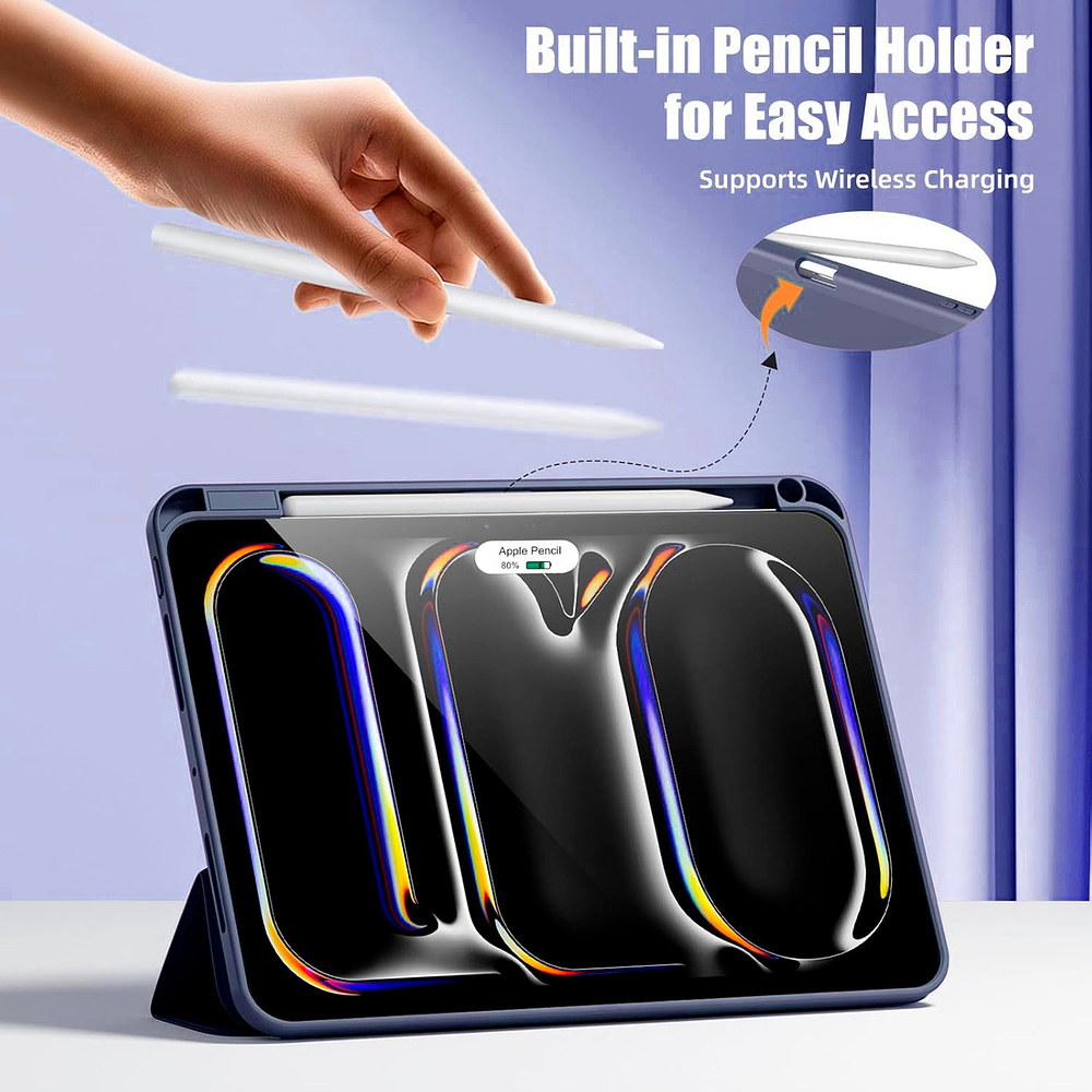 Funda Case Para Ipad Pro 11 M5 (2025) 5gen Navy A3357 A3358 4