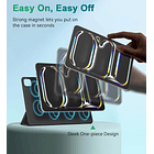 Moko Smart Folio Case Magnético Para Ipad Pro 11 M5 (2025) Black 7