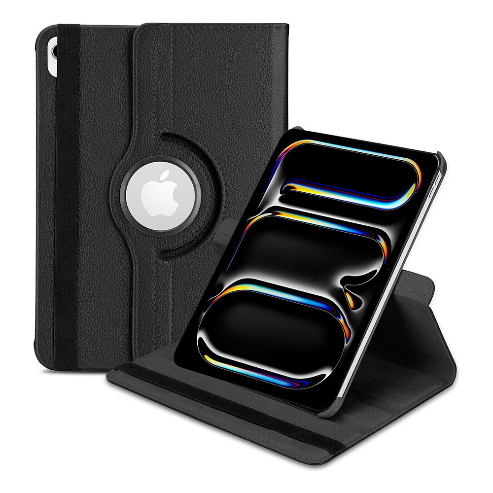 Case Giratorio Para Ipad Pro 11 M5 (2025) Negro A3357 A3358 3