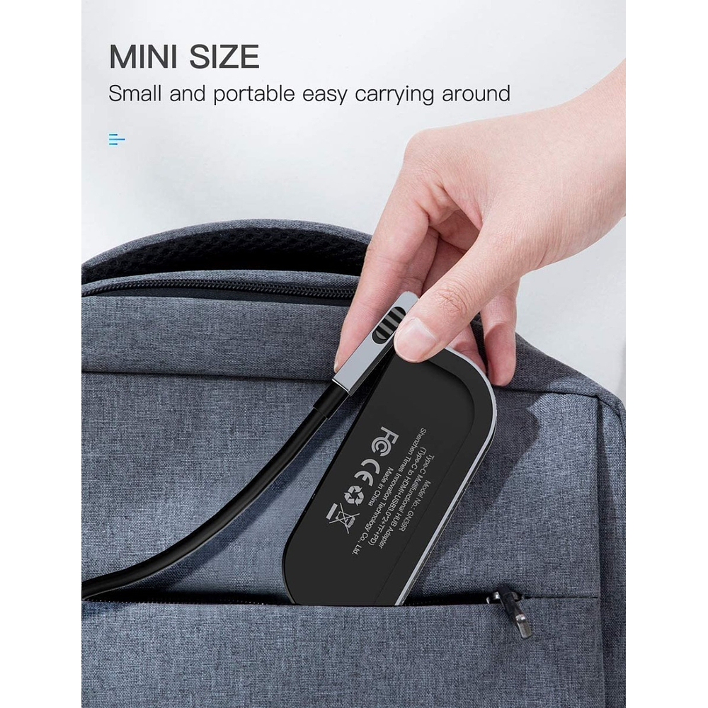 Adaptador Hub Baseus Usb C Para Ipad Pro 13 M5 A3360 A3361 6