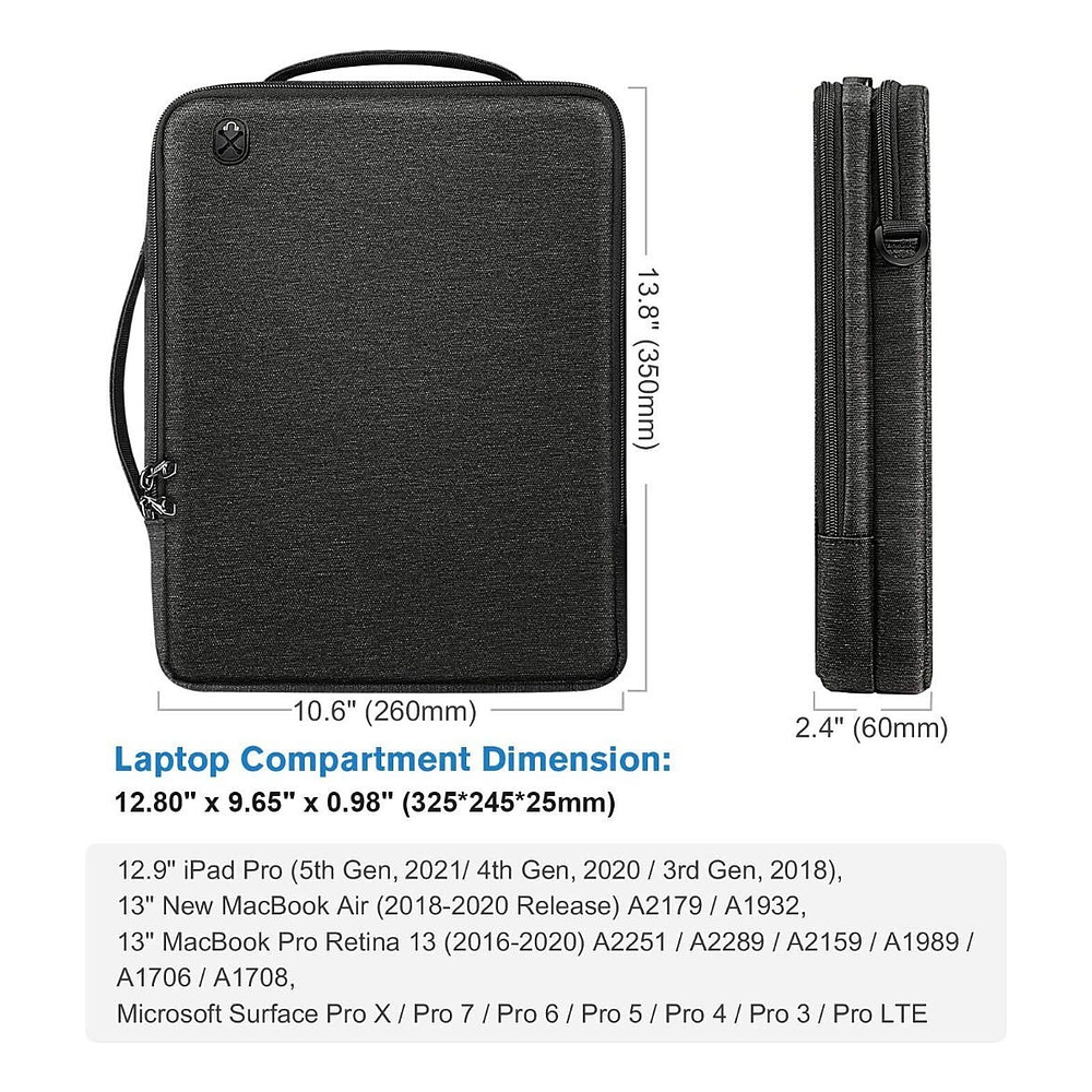 Funda Fintie Bag Para Ipad Pro 13 M5 (2025) A3360 A3361 4