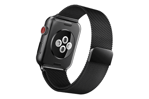 Correa De Acero X-doria Para Apple Watch Serie 11 42mm Negro