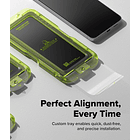 Mica De Vidrio Ringke Easy Slide Para Galaxy S25 Fe 5g 2pack 3