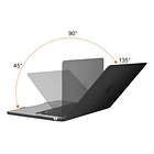 Case Mosiso Para Macbook Air 15 M4 A3241 (2025) Black + Mica 2