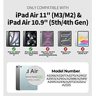 Case Dexnor 360° Para Ipad Air 5 2022 A2588 A2589 Con Mango 2