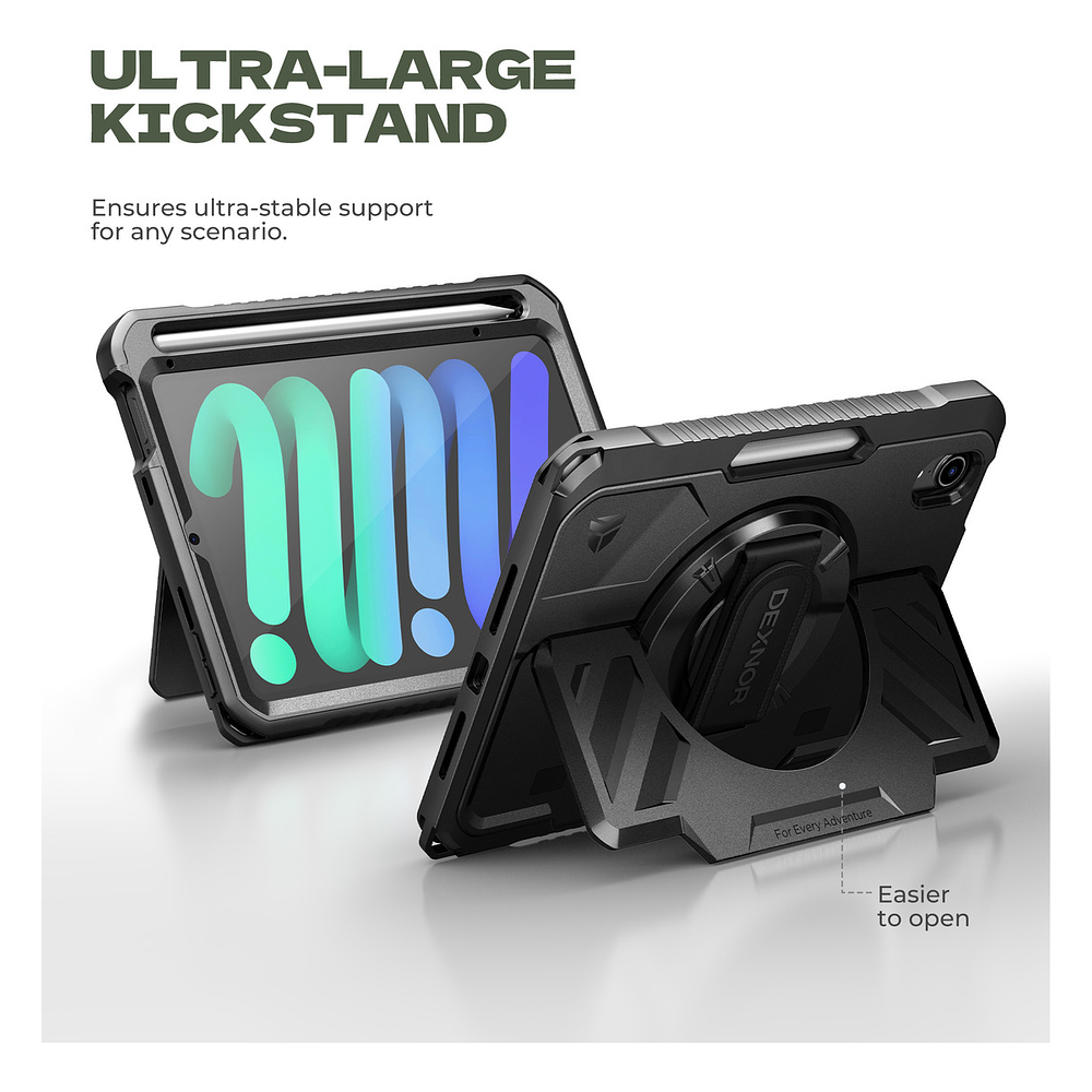 Case Dexnor 360° Para Ipad Mini 7 Gen A2993 A2995 C/ Mango 2