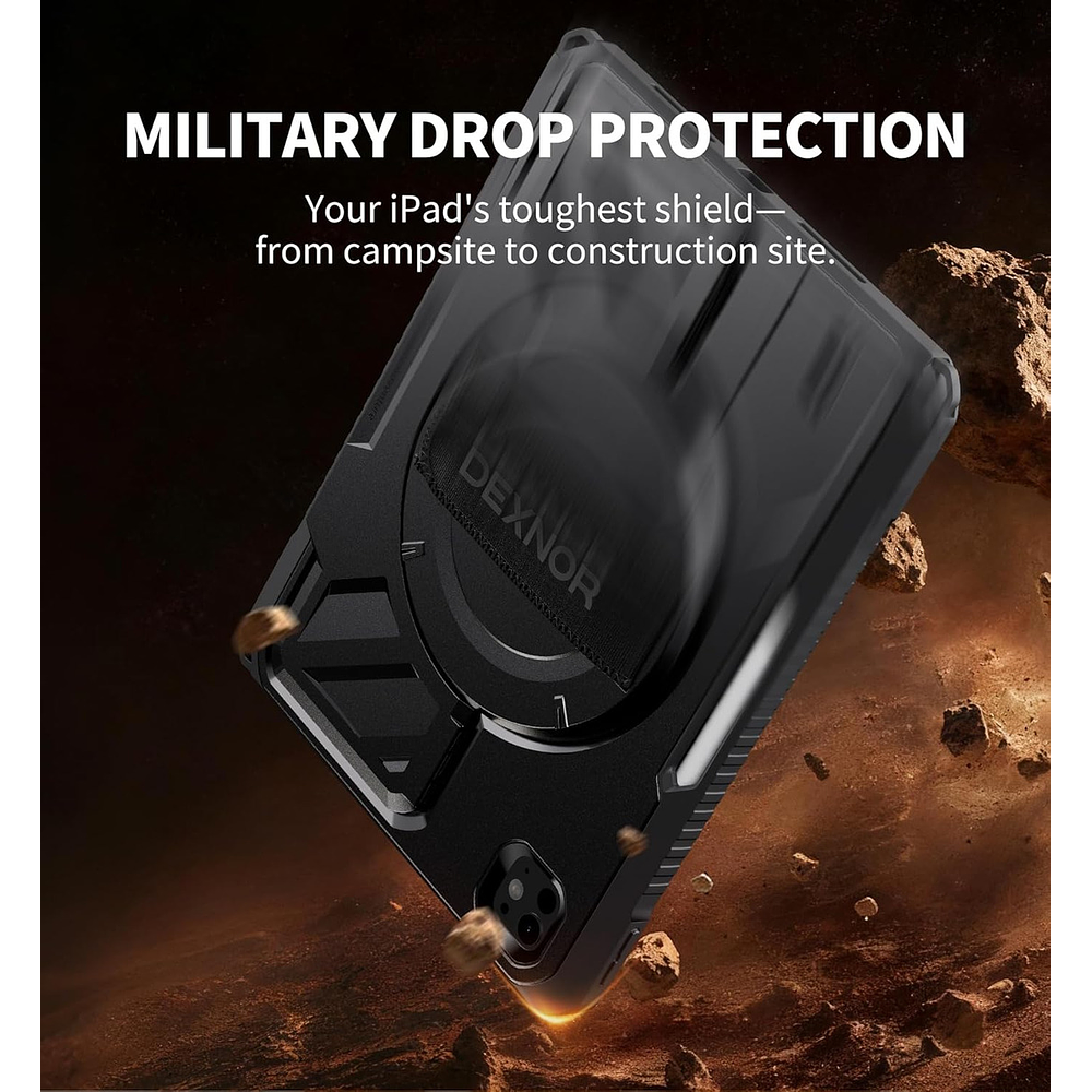 Case Dexnor 360° Para Ipad Pro 11 M5 A3357 A3358 Con Mango 3