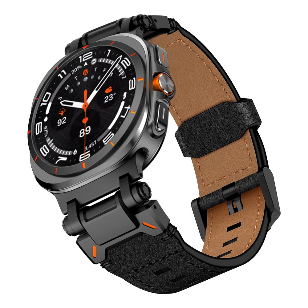 Correa D Acero | Cuero Wingle Para Galaxy Watch Ultra 47mm 1