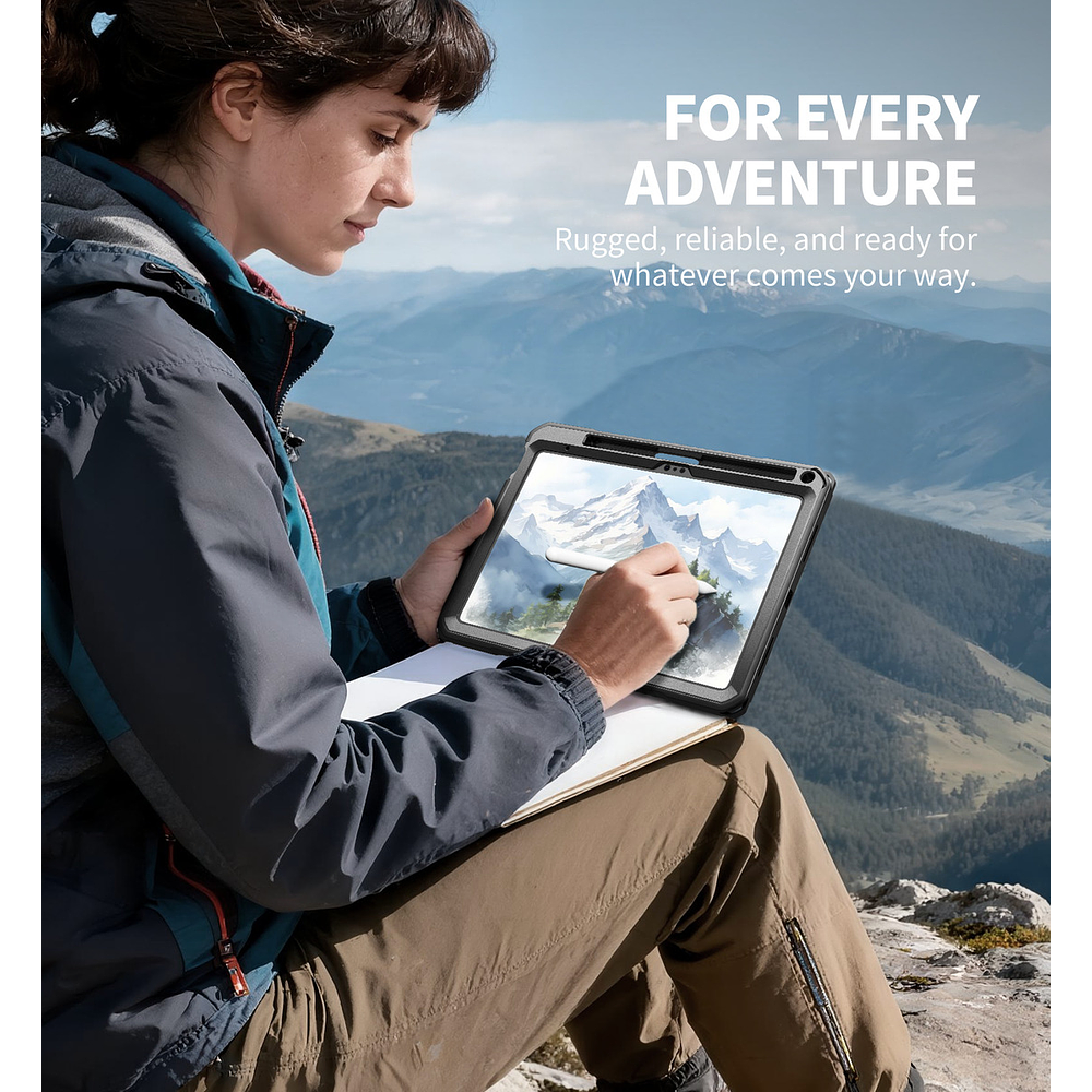 Case Dexnor 360° Para Ipad A16 Chip 11ma Gen A3354 A3355 A3356 (2025) C/ Mango 6