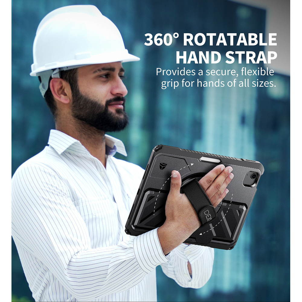 Case Dexnor 360° Para Ipad Air 4 2020 A2072 A2316 Con Mango 5