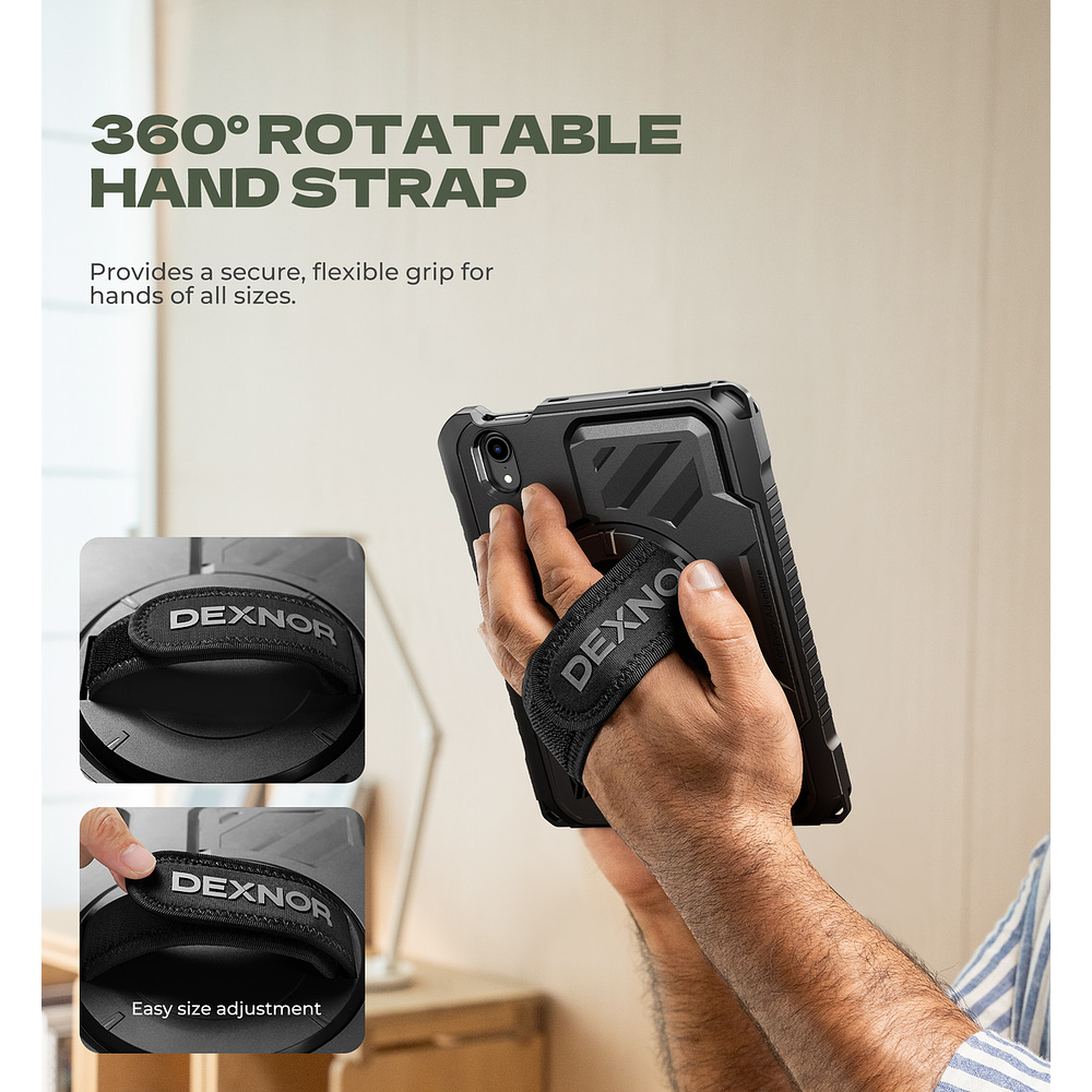 Case Dexnor 360° Para Ipad Mini 7 Gen A2993 A2995 C/ Mango 5