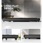 Dexnor Case 360° Para Galaxy Tab S9 Fe X510 Con Mango 4