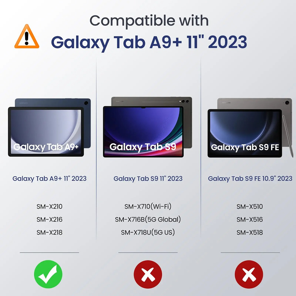 Case Moko Para Galaxy Tab A11 Plus X230 X236 Protector Negro 2