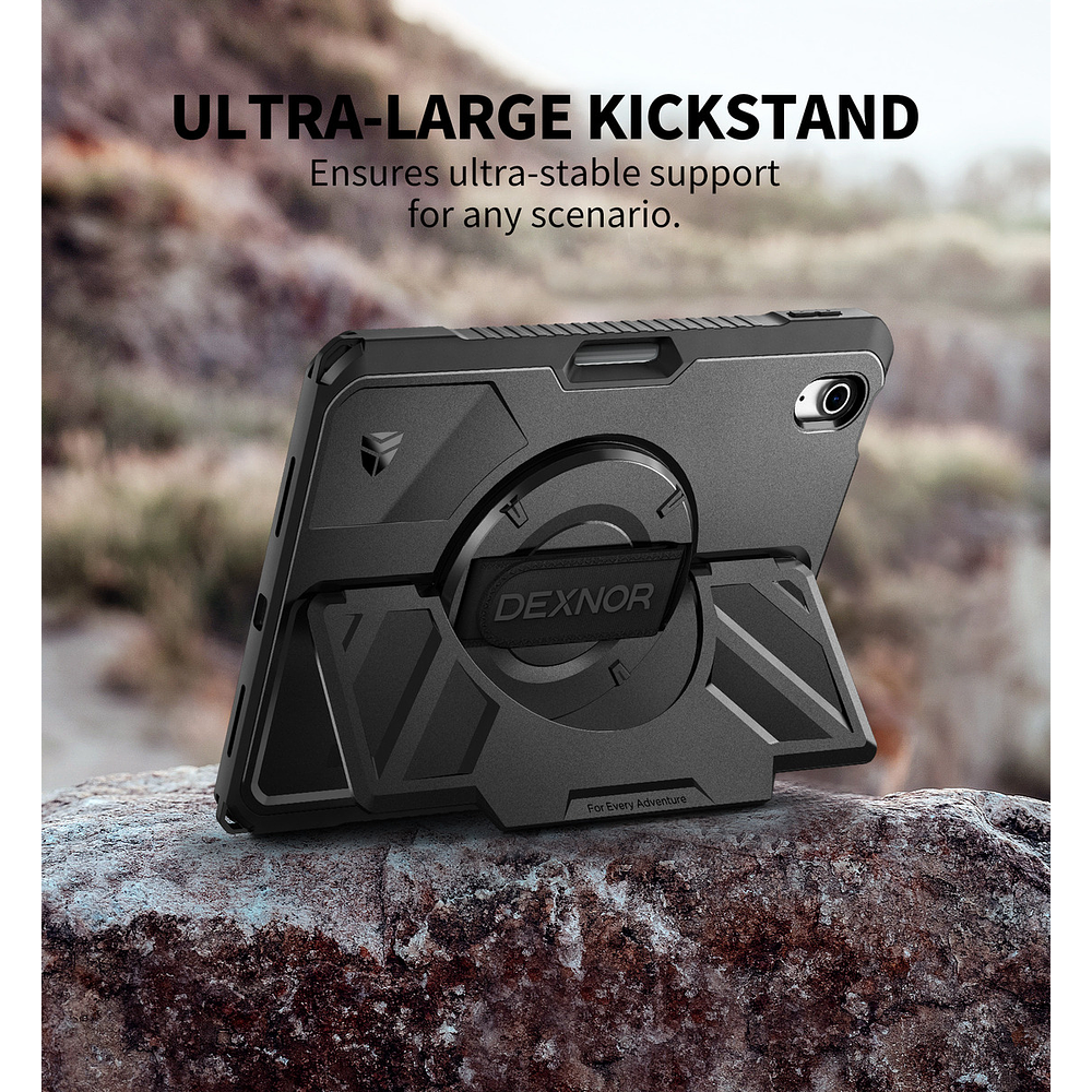 Case Dexnor 360° Para Ipad 10ma Gen A2696 A2757 Con Mango 5