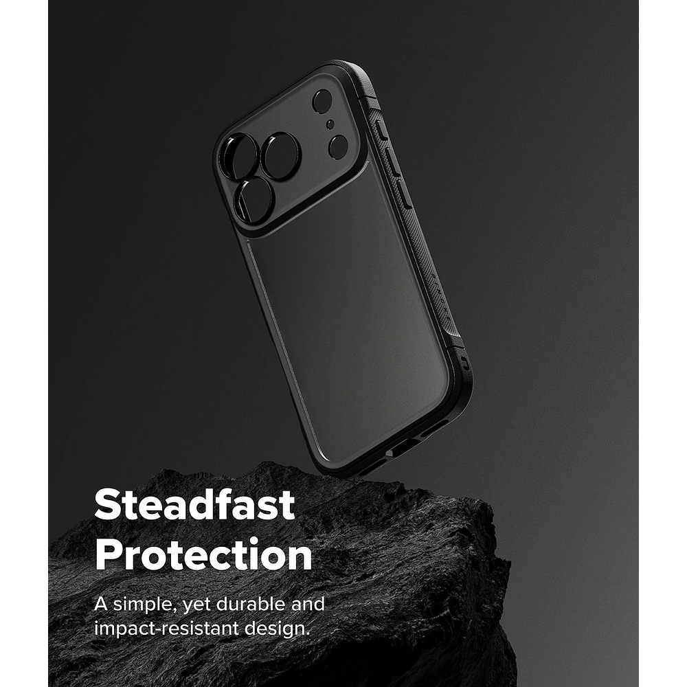 Case Ringke Fusion Bold Para Iphone 17 Pro 6.3 Matte Smoke 3