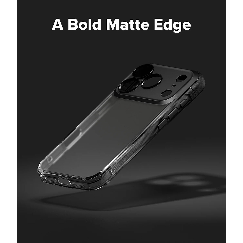 Case Ringke Fusion Bold Para Iphone 17 Pro 6.3 Matte Smoke 4