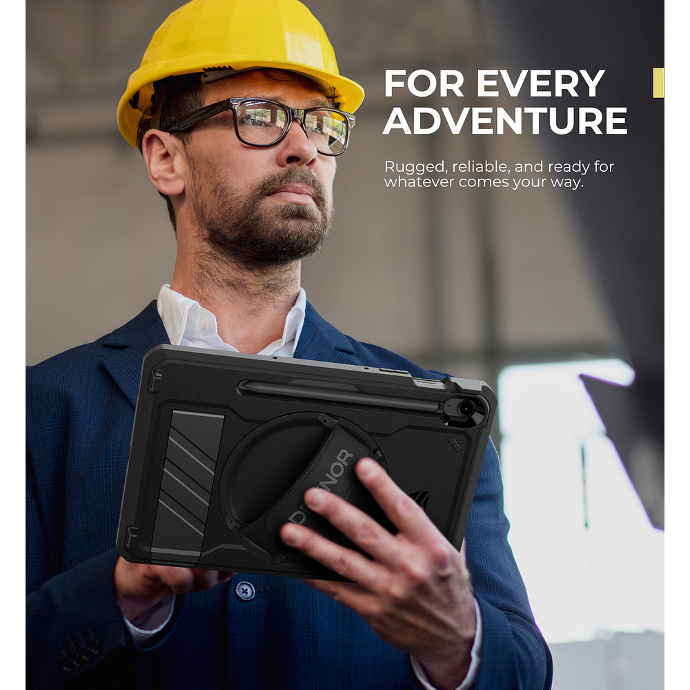 Dexnor Case 360° Para Galaxy Tab S9 Fe X510 Con Mango 7