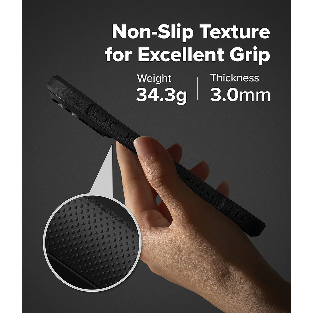 Case Ringke Fusion Bold Para Iphone 17 Pro 6.3 Matte Smoke 5