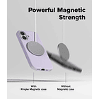 Case Ringke Silicone Magsafe Para Iphone 17 Normal 6.3 Purple 6