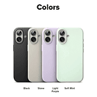 Case Ringke Silicone Magsafe Para Iphone 17 Normal 6.3 Purple 9