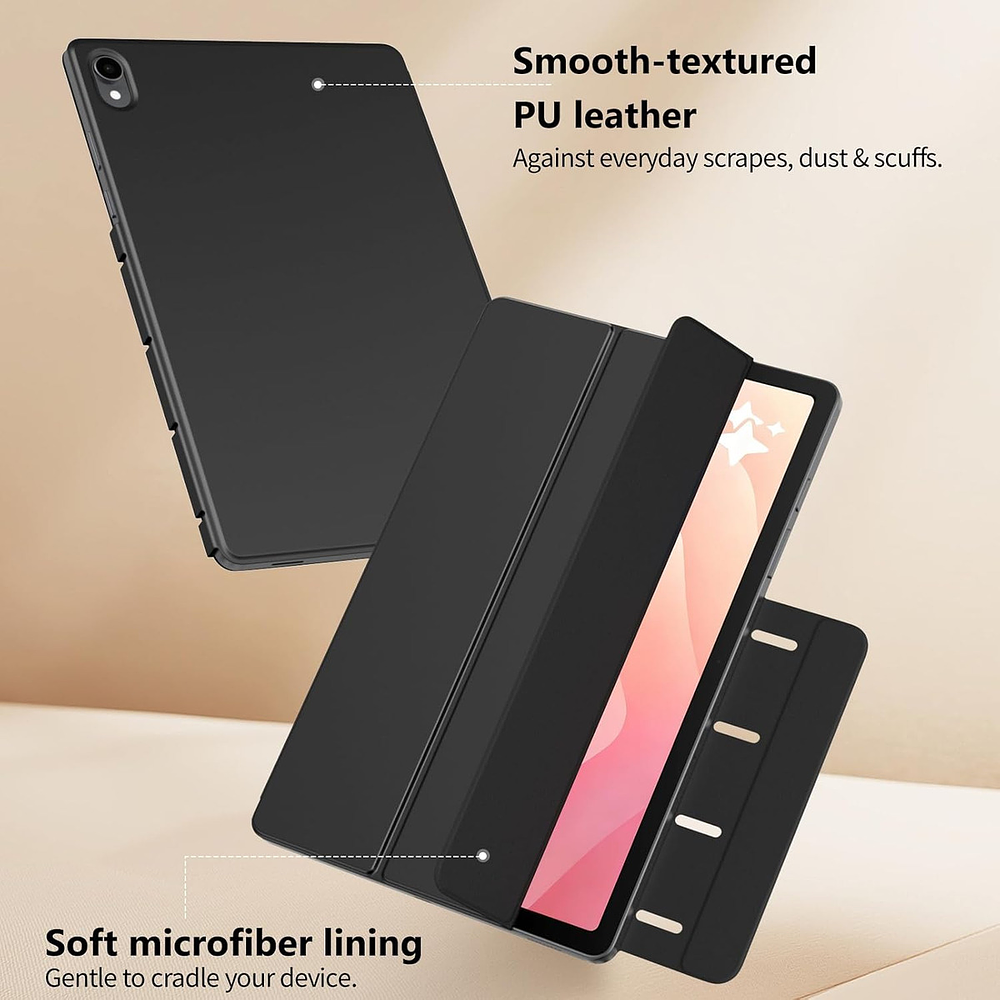 Moko Book Cover Case Magnetico Para Galaxy Tab S11 X730 (2025) Negro 2