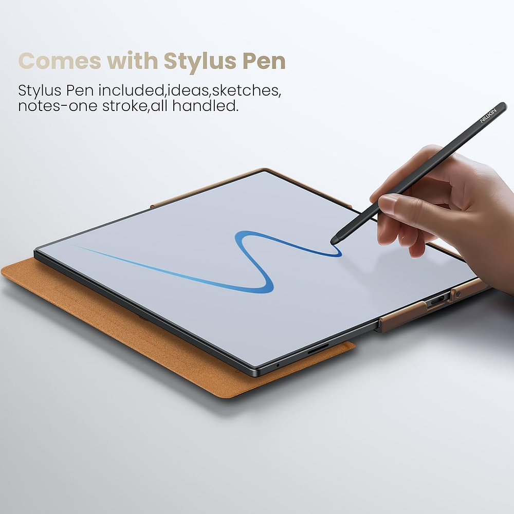 Case Nillkin Para Galaxy Z Fold 7 Fold7 Con Portalapiz Camel 2