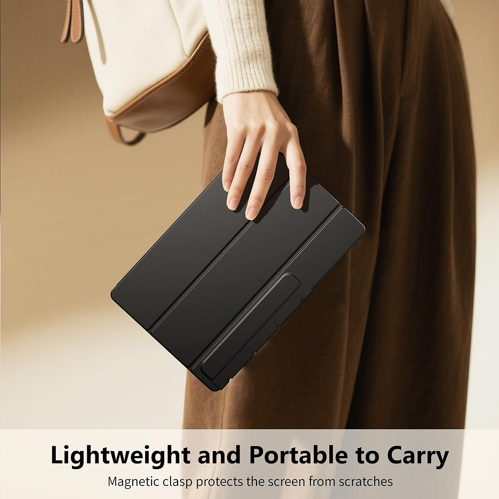 Moko Book Cover Case Magnetico Para Galaxy Tab S11 X730 (2025) Negro 4