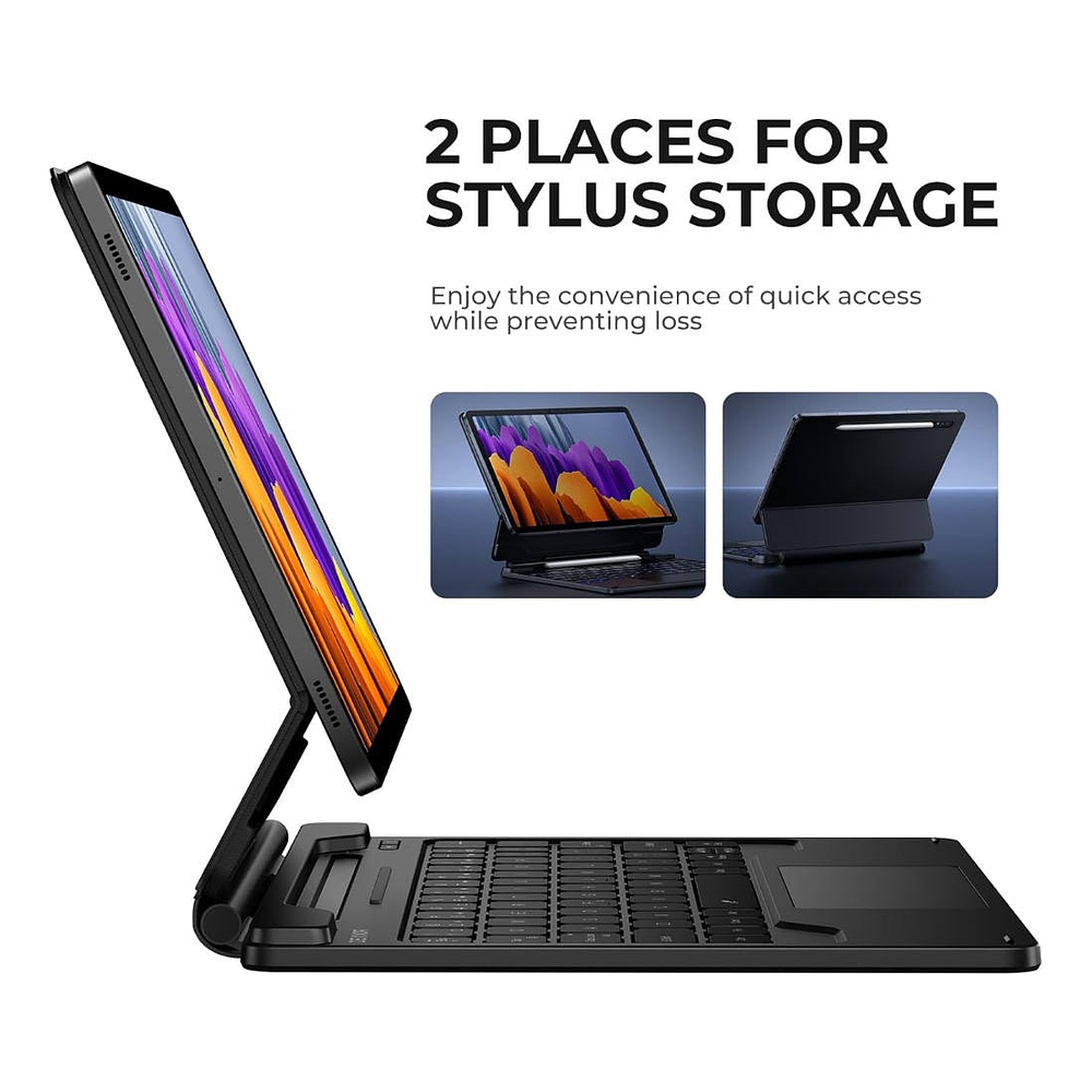 Case Teclado Dexnor Touch Para Galaxy Tab S8 11 X700 X706 3