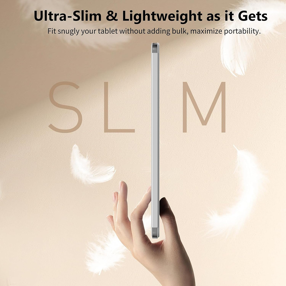 Moko Book Cover Case Magnetico Para Galaxy Tab S11 X730 (2025) Gray 3