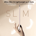 Moko Book Cover Case Magnetico Para Galaxy Tab S11 X730 (2025) Rose 5