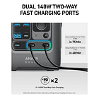 Batería Externa Anker Solix C300 Power Bank 300w 90,000 Mah 8