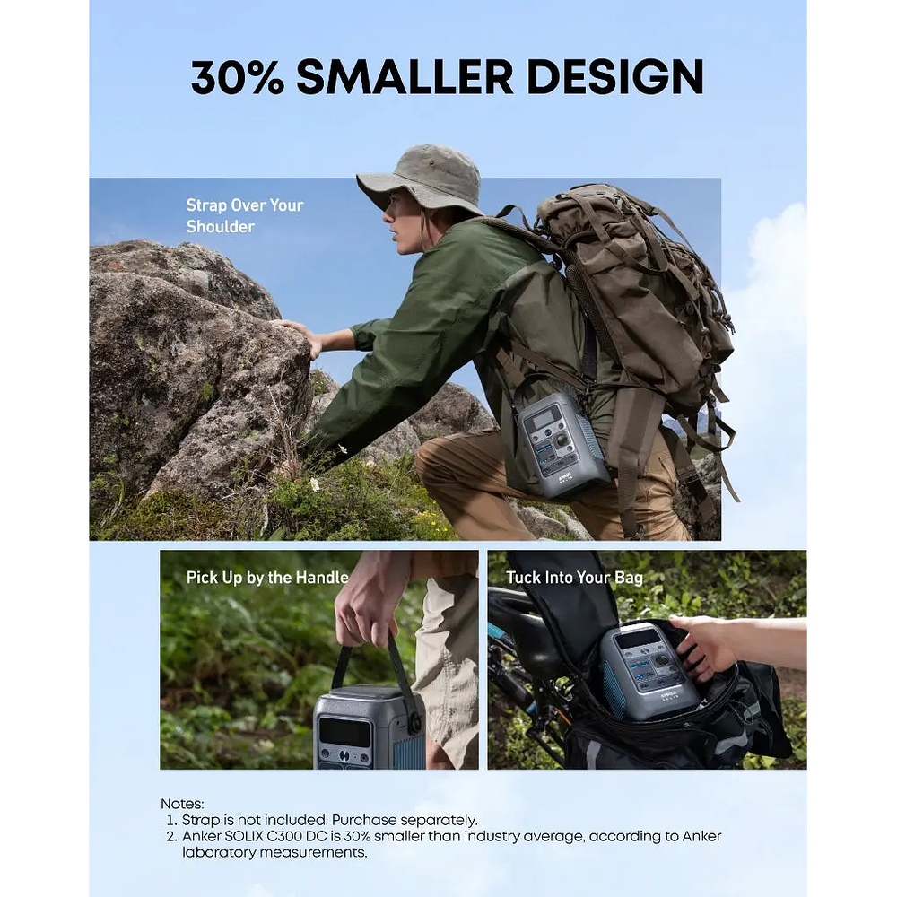 Batería Externa Anker Solix C300 Power Bank 300w 90,000 Mah 9