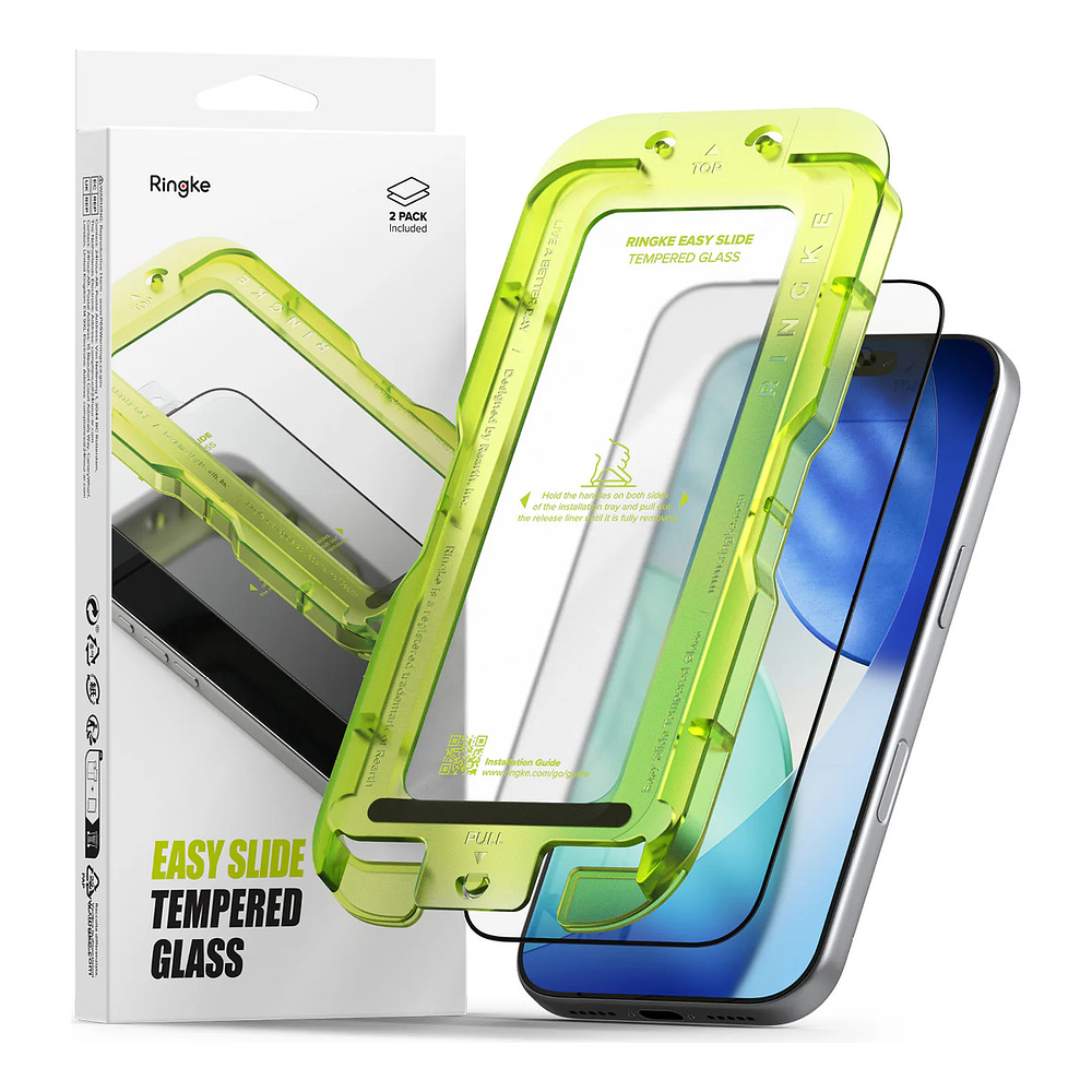Mica Vidrio Ringke Easy Slide Para Iphone 17 Pro Max 6.9 2pc 1