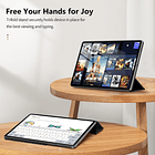Moko Book Cover Case Magnetico Para Galaxy Tab S11 X730 (2025) Negro 9
