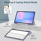 Smart Case Para Galaxy Tab S10 Lite X400 X406 (2025) Lila 4