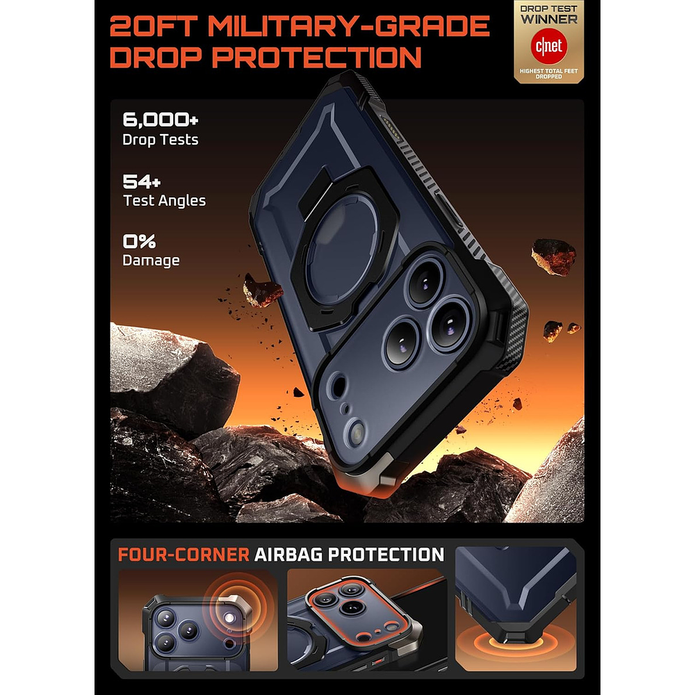 Case Supcase Ub Grip Pro 360° Magsafe Iphone 17 Pro Max 6.9 4