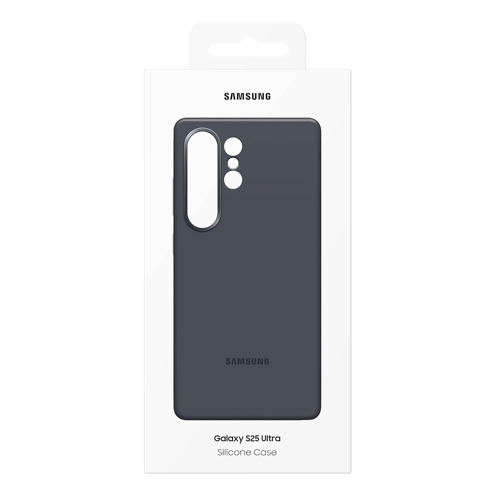 Case Samsung Silicone Cover Para Galaxy S25 Ultra Black 1
