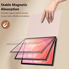 Moko Book Cover Case Magnetico Para Galaxy Tab S11 X730 (2025) Rose 8