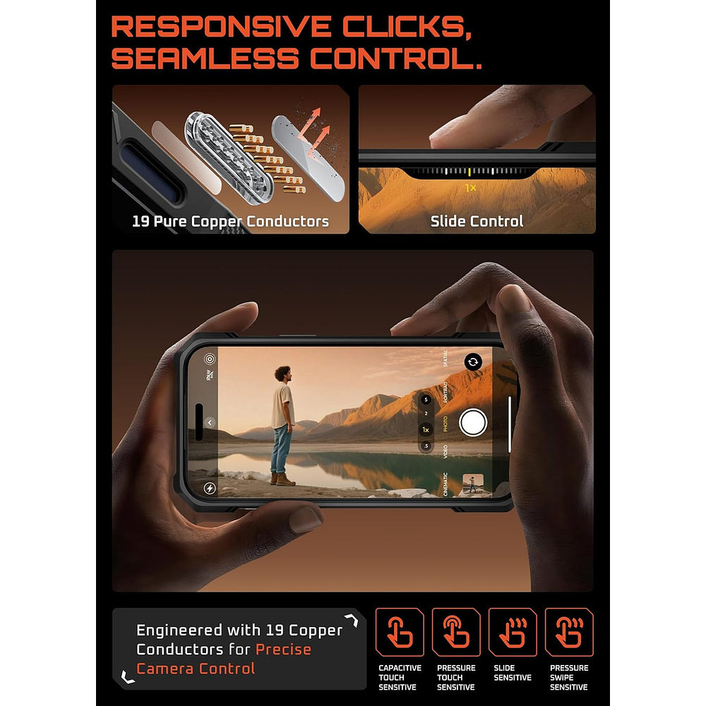 Case Supcase Ub Grip Pro 360° Magsafe Iphone 17 Pro Max 6.9 5