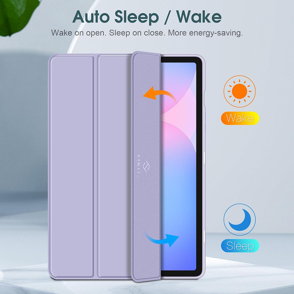 Smart Case Para Galaxy Tab S10 Lite X400 X406 (2025) Lila 7