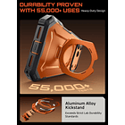 Case Supcase Ub Grip Pro 360° Magsafe Para Iphone 17 Pro Max 6.9 Coral 5