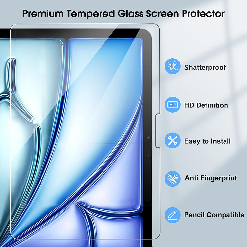 Mica Protector Vidrio Para iPad Air 13 M2 (2024) A2898 A2899 4