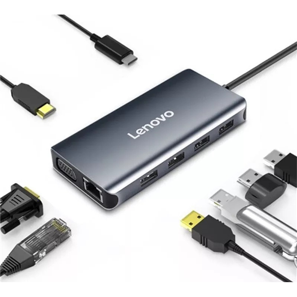 Adaptador Hub Lenovo Usb C Para Galaxy Tab S11 Ultra X930 1