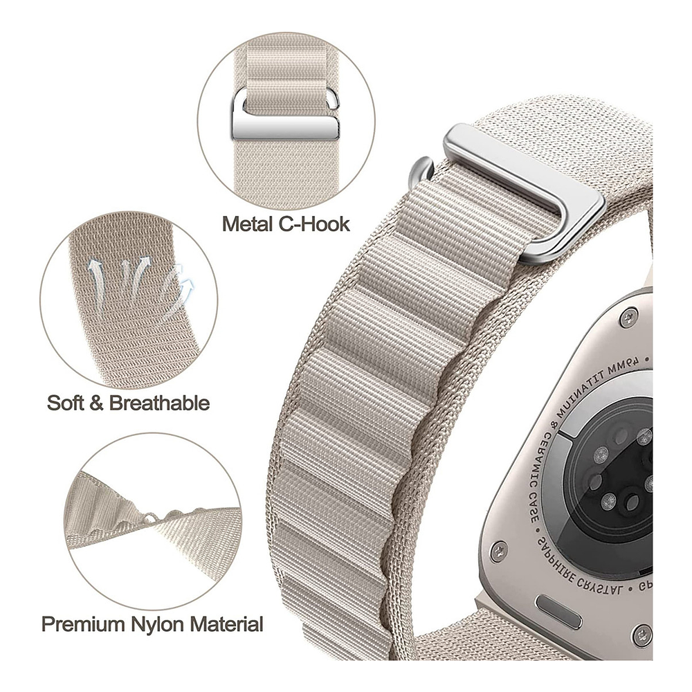 Correa De Nylon Para Apple Watch Ultra 3ra 49mm 4pack Varios 3